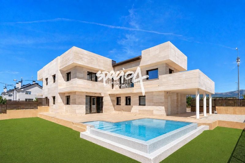 Foto 682e30e8-a887-4e36-b3d2-e5f2cb1a219e. Casa aparellada amb calefacció aparcament piscina a Miraflores de la Sierra