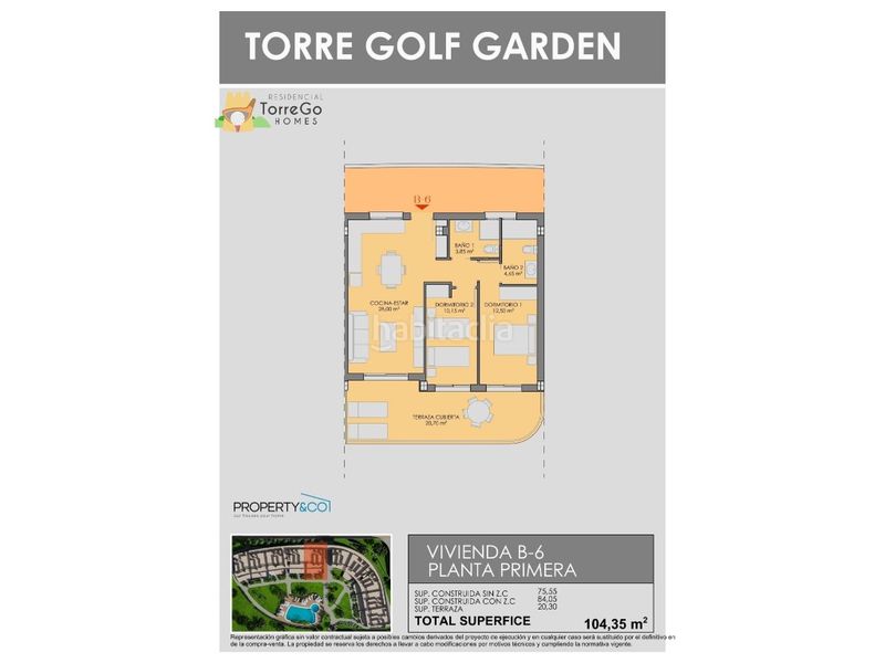 Foto 5f7147f1-1648-4a04-97d2-b24eeb220829. Apartament amb aparcament a Las Lomas de Rame-Bahía Bella Alcázares (Los)