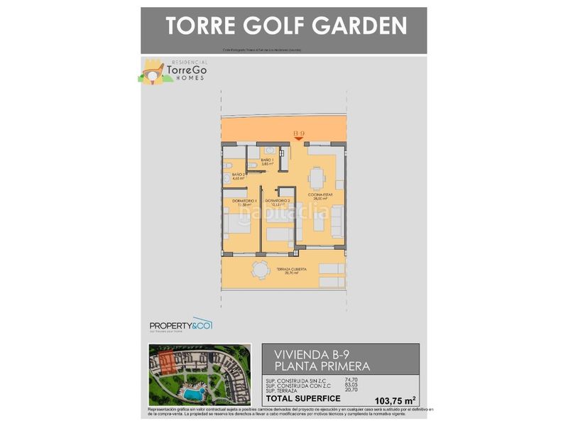 Foto c83d7d59-1b25-4ee6-967a-b3eac51930ca. Apartament amb aparcament a Las Lomas de Rame-Bahía Bella Alcázares (Los)
