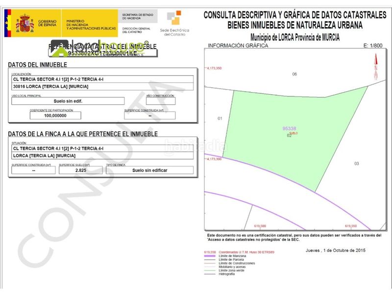 Foto 27c9caea-cd16-4b96-b59e-6bb6c3987cfd. Terreny residencial a La Hoya Lorca