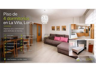 Flat  Calle panaderia. 1567. piso de 4 dormitorios en la viña, lorca