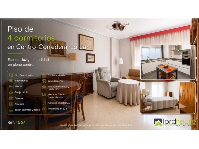 Foto 26d850bd-eee2-4a24-91e1-99a1bd0b9f59. Piso 1568. piso de 4 dormitorios centro. en San Mateo Lorca