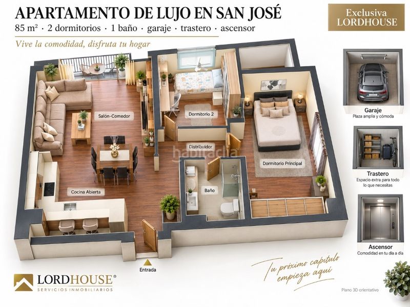 Foto e408e3c9-890e-451d-9fbf-907509d0f0ac. Apartament amb aparcament a San José Lorca
