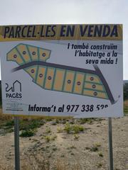 Terreny residencial  Ample. Terrenos en venta en castellvell del camp