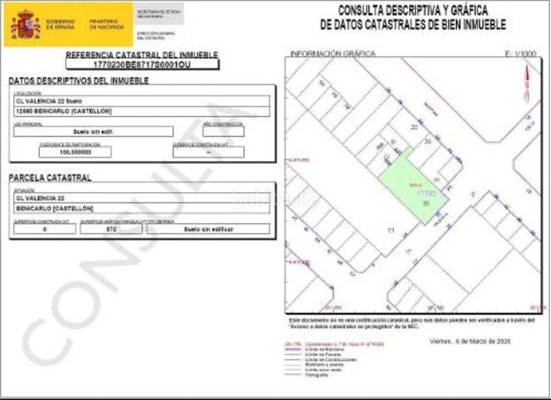 Foto d9c426f7-723c-42dd-9b71-5c1fc03949fc. Residential plot in Papa Luna - Platja del Gurugú Benicarló