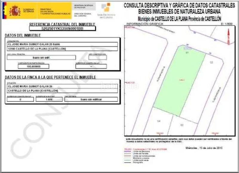 Foto 070c8638-332a-413f-95e1-cb2b83a9ae62. Terreno residencial suelo en castellón en Rafalafena Castellón de la Plana