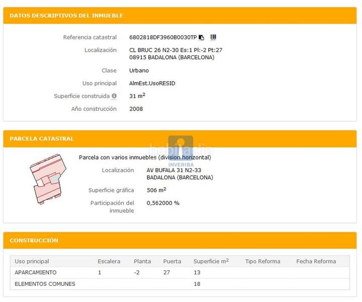 Foto ea92c1c5-0b3a-45ba-9199-ea2f9b8040d3. Posto auto in Bufalà Badalona