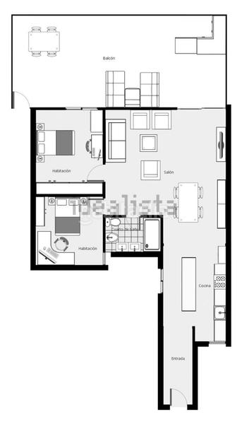 Foto c6bc254f-7435-4af4-b392-ea99ea330fc4. Location appartement avec chauffage dans El Pla del Remei Valencia