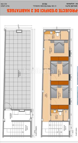 Foto 9f31aac2-78b0-4f1a-8d2a-1ba72b4a228f. Casa  de nueva construcción centro, con garaje para 2 coches y solarium en Reus