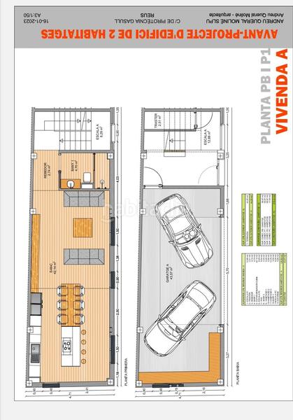Foto c370bc2b-3005-4c6c-bdfb-a99dc257f832. Casa  de nueva construcción centro, con garaje para 2 coches y solarium en Reus