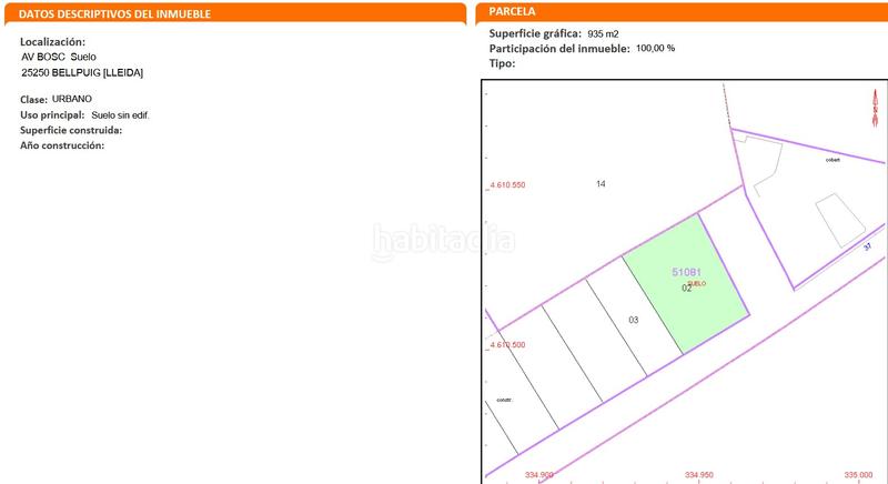 Foto 9cca71d9-00ac-4865-9fef-6a854f5a2a74. Terreno residenziale in avinguda del bosc 2 in Bellpuig