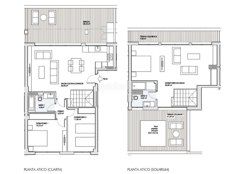Foto 2d40fdfc-edff-48b7-a16f-66053e55722b. Àtic amb piscina a Los Álamos Torremolinos