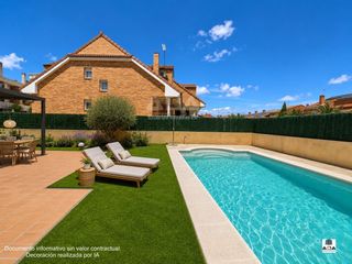 Chalet  Calle eras de mostoles. Chalet independiente en  villanueva de la cañada 4 dormitorios d