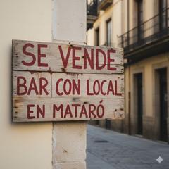 Local commercial dans Cerdanyola Sud. Bar con local en venta en matar
