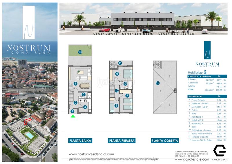 Foto 7c9cbf43-c8b0-4bc2-b00a-94822f08ccdd. Semi detached house 105m<sup>2</sup> in carrer mare nostrum 1 in Coma-ruga platja Coma-ruga