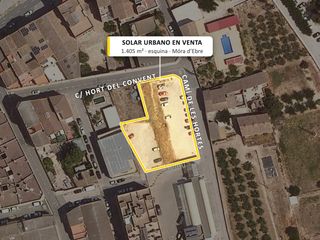Terrain résidentiel à Camí de les hortes 6. Terreno en venta en camino de les hortes, 6 mora d'ebre