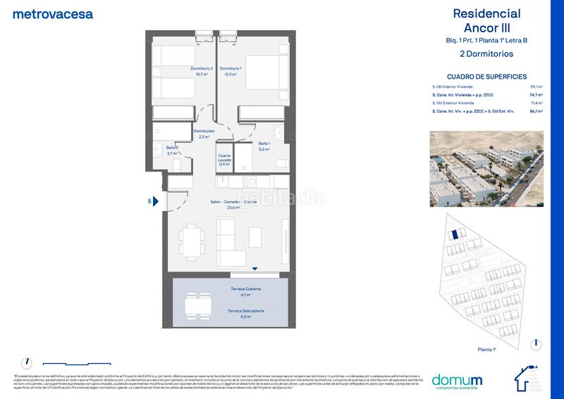 Foto 2fe6836d-0294-4526-8a7f-d490200958ae. Ático en resistiré parcela l pp caleta mª luisa residencial ancor f3 en Arico