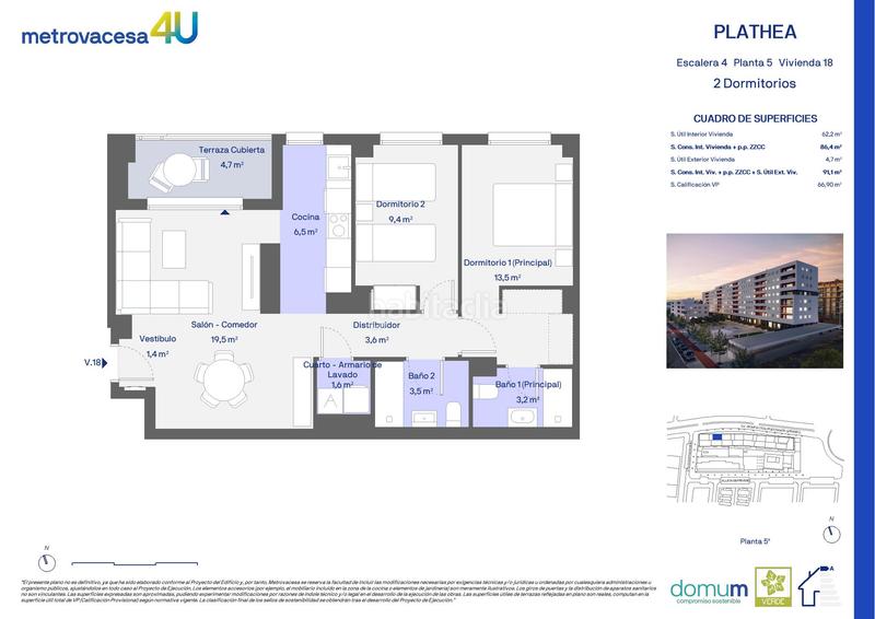 Foto a0f48b54-3747-407e-9f2f-b869761b1e5c. Appartamento in giusseppe verdi 101 in San José-Los Metales Sagunt