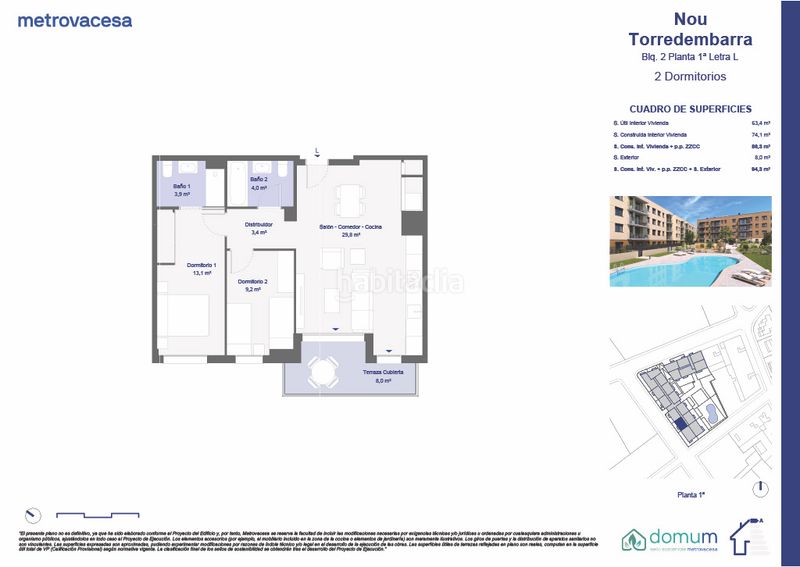 Foto 51efed45-241c-4c1a-8aa1-620c5a183851. Etagenwohnung in hort de l’oca y begònia in Sant Jordi Torredembarra