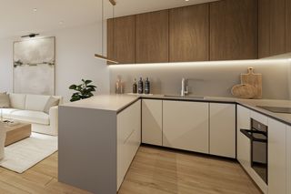 Planta baixa a Carrer de jaume balmes 67. Planta baja de obra nueva de un dormitorio.