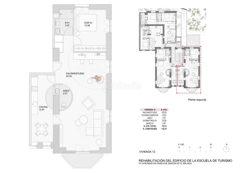 Foto 3e68ed3f-5a6b-4fc2-b62d-591a40924117. Apartamento 70m<sup>2</sup> luxy sancha, tu nuevo hogar en paseo de sancha, . en Málaga