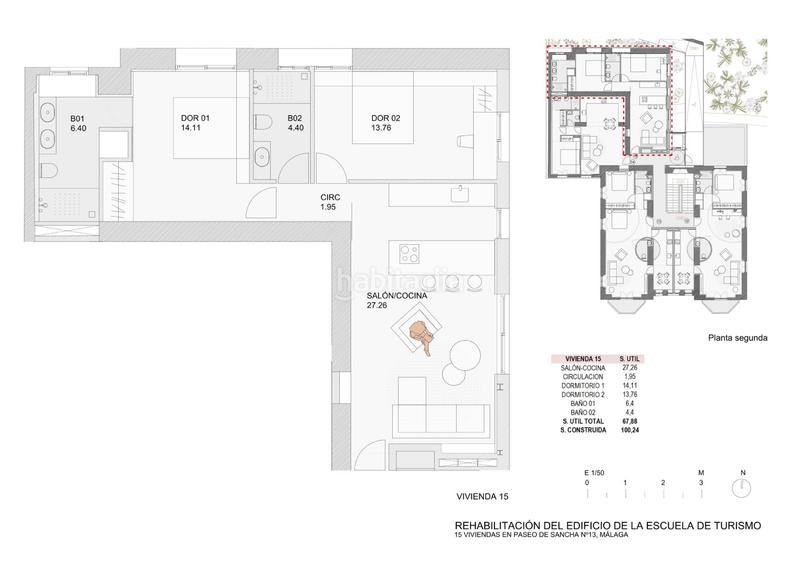 Foto 774fa88f-5a74-4c25-a33a-3a5d29f8a499. Apartamento 100m<sup>2</sup> luxy sancha, tu nuevo hogar en paseo de sancha, . en Málaga