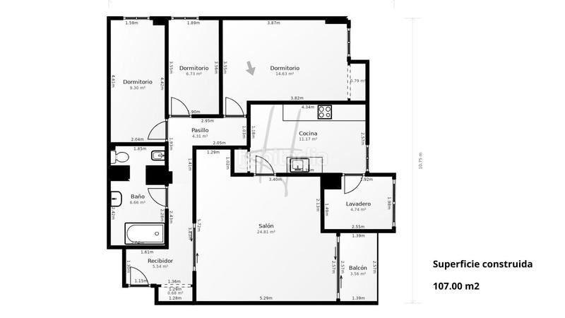 Foto f1549a7b-11a9-42ea-82eb-9f59f27156c7. Etagenwohnung mit heizung in Sant Ramon - Maternitat Barcelona