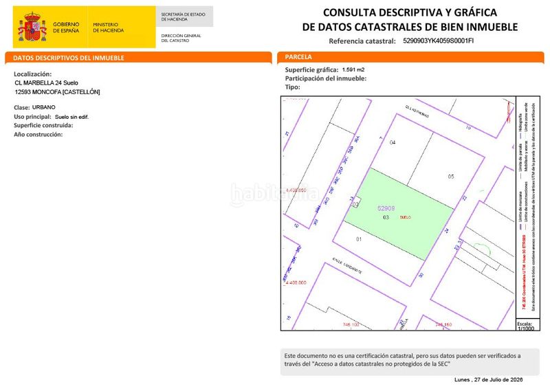 Foto fb3b78b5-8b5c-49ce-add7-493ff41afea0. Terreny residencial a Moncófar Playa Moncofa