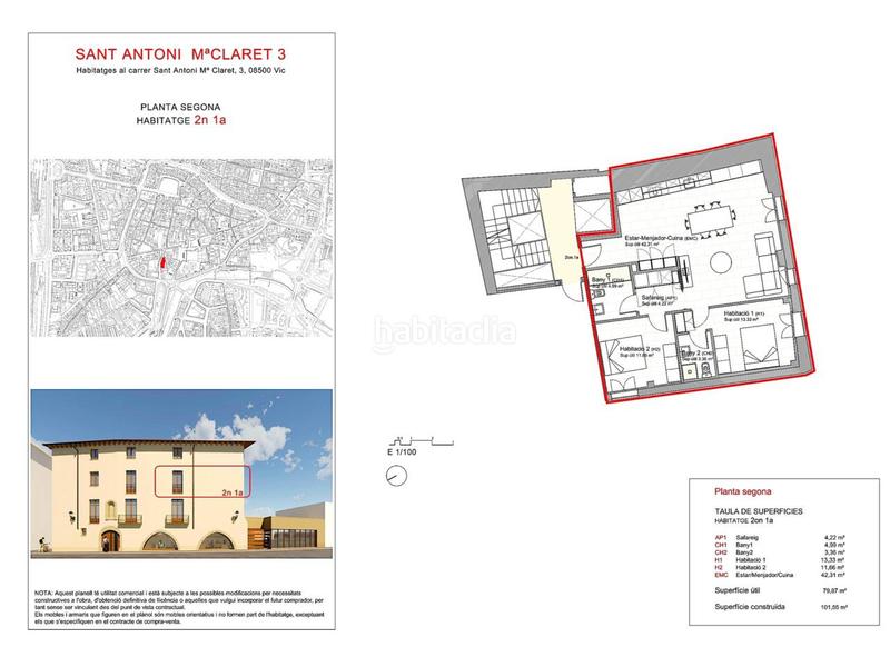 Foto 71cbf1c1-9759-4ef9-9442-3fa153630e25. Location appartement avec chauffage dans Centre Vic