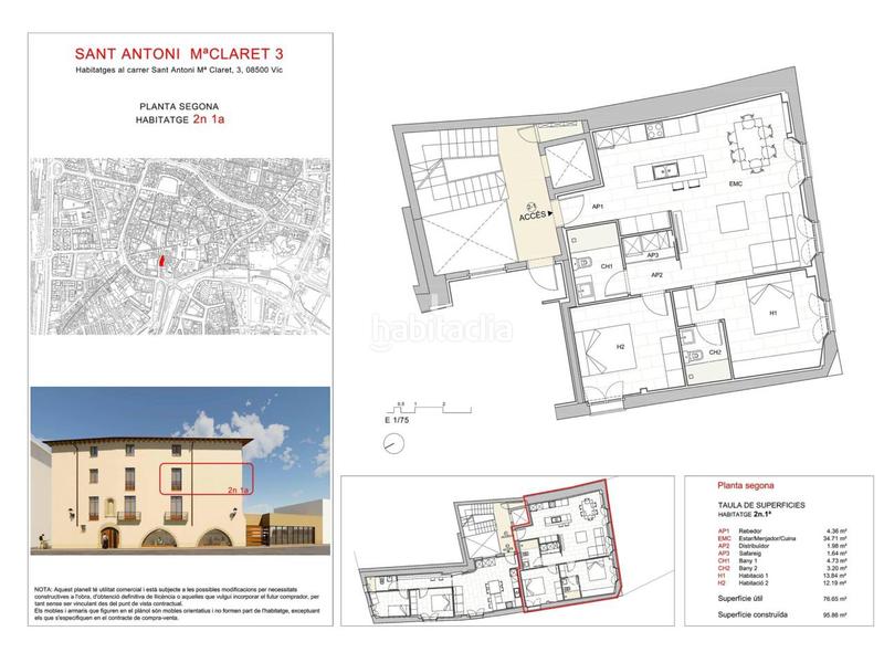 Foto 92cb8339-4fb3-4016-926f-038b66f6c3db. Location appartement avec chauffage dans Centre Vic