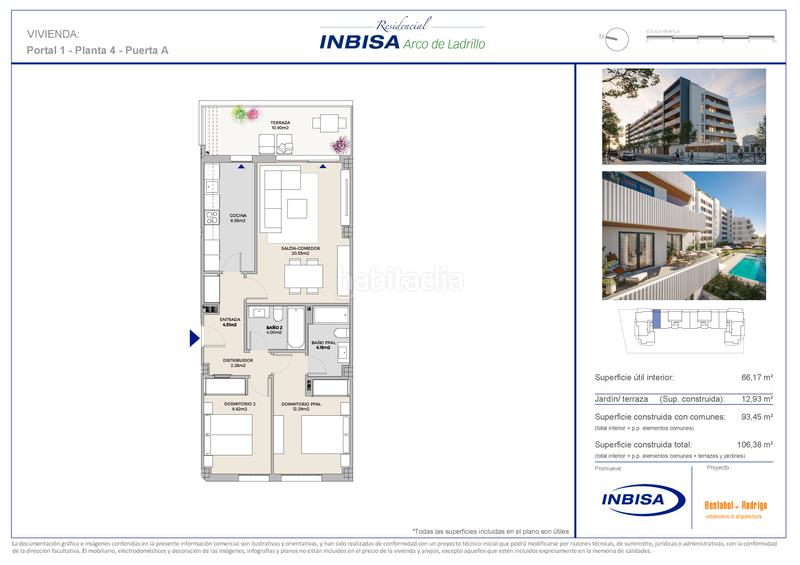 Foto 7947a024-6f71-4968-8ab2-a0a3464b7fa8. Pis 106m<sup>2</sup> amb piscina a Ciudad de la Comunicación - Arco Ladrillo Valladolid