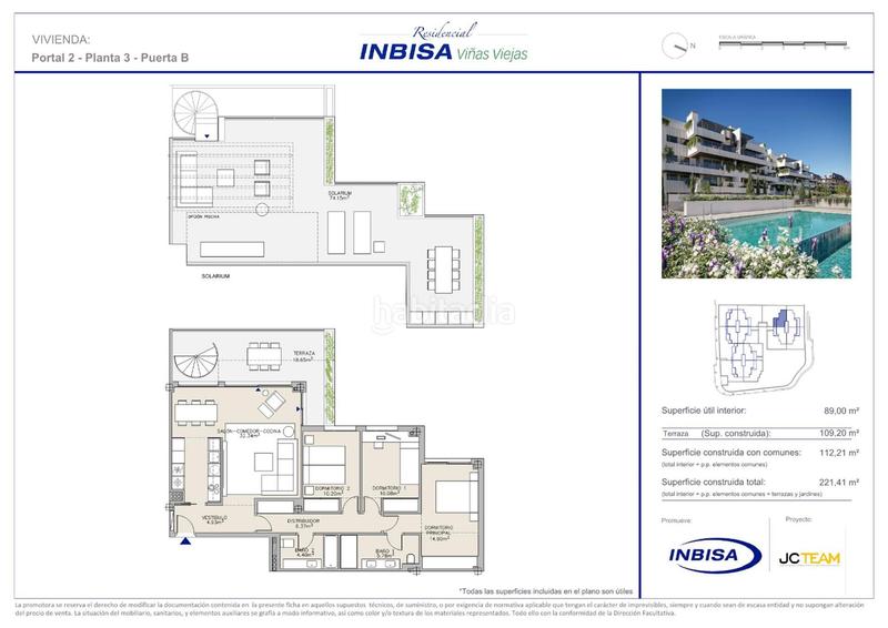 Foto 0a6d0fd5-8adc-43d4-acab-954628a9491f. Penthouse 221m<sup>2</sup> with pool in Viñas Viejas Boadilla del Monte