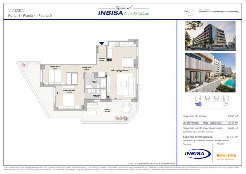 Foto 2eda05c3-00cd-4a67-9e76-d2a078150314. Appartement 131m<sup>2</sup> avec piscine dans Ciudad de la Comunicación - Arco Ladrillo Valladolid