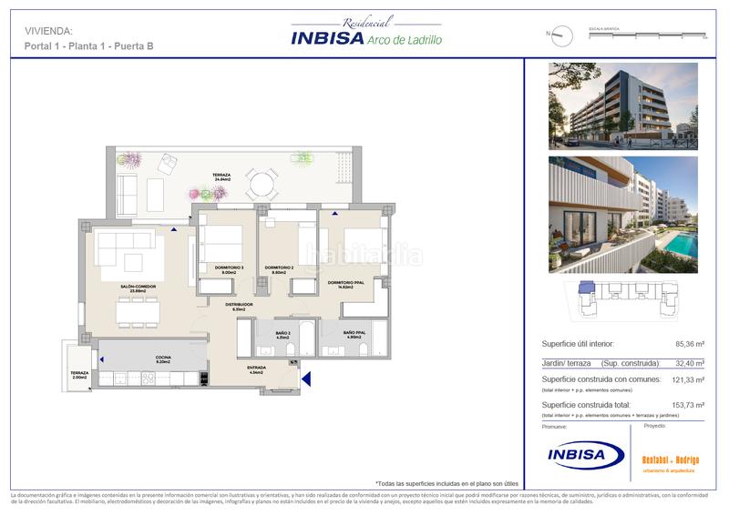 Foto 33d5cb2f-9e05-4797-af4c-a43063b30a3b. Flat 153m<sup>2</sup> with pool in Ciudad de la Comunicación - Arco Ladrillo Valladolid