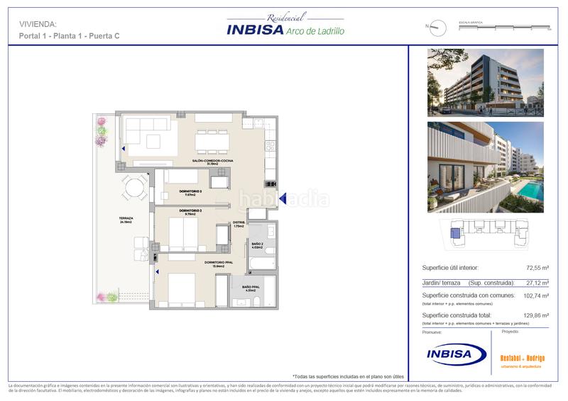 Foto 151c6f39-b629-4659-b6a9-181da51a36bf. Etagenwohnung 129m<sup>2</sup> mit pool in Ciudad de la Comunicación - Arco Ladrillo Valladolid