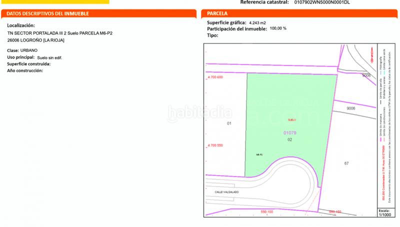 Foto 87b72165-6102-46a5-9d04-1c1065fee0b5. Terreny residencial a La Portalada - Varea Logroño