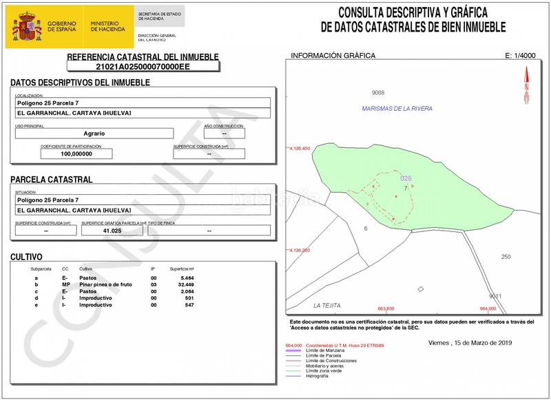 Foto 753355f6-9d39-4bf7-b9bf-ee1a6d76fef0. Terreno residencial venta de fincas agrícolas en la ribera en Cartaya