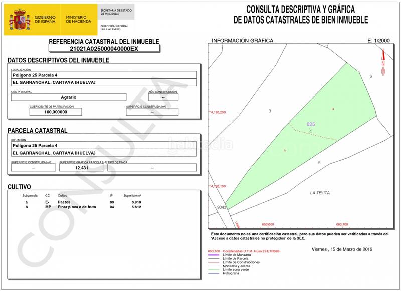 Foto 794a68c9-e765-4977-b8c7-6a545cd96041. Terreno residencial venta de fincas agrícolas en la ribera en Cartaya