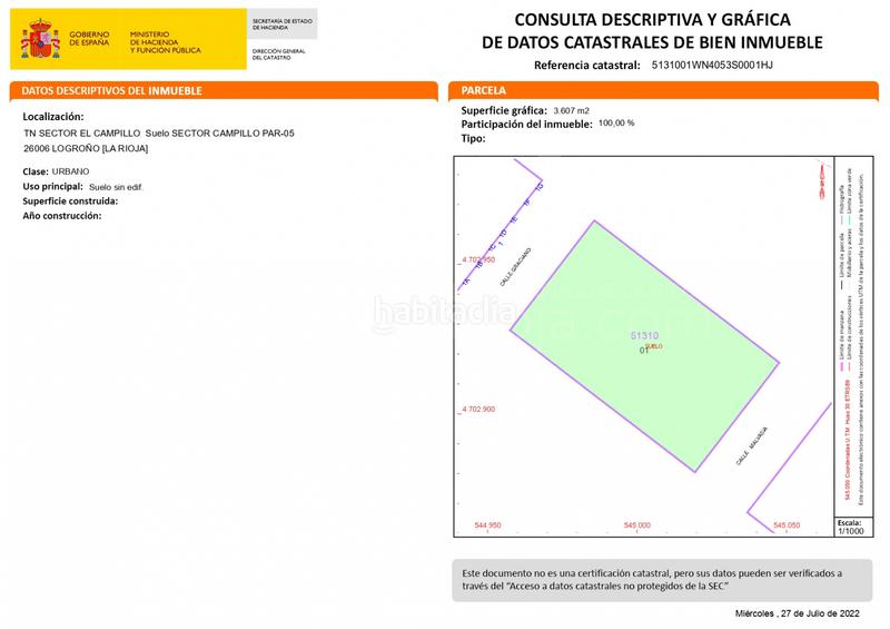 Foto 6abaf12d-68a0-47b1-8898-db4cd1a066c0. Terreno residenziale in Logroño - tn sector el campillo in Logroño