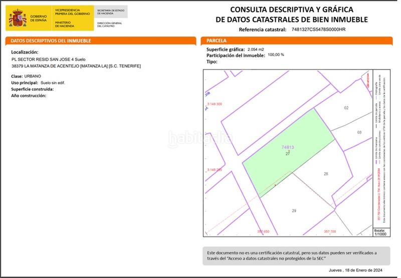 Foto f3852014-618f-4a4d-98b7-44302ce62402. Terreno residenziale in Matanza de Acentejo (La)