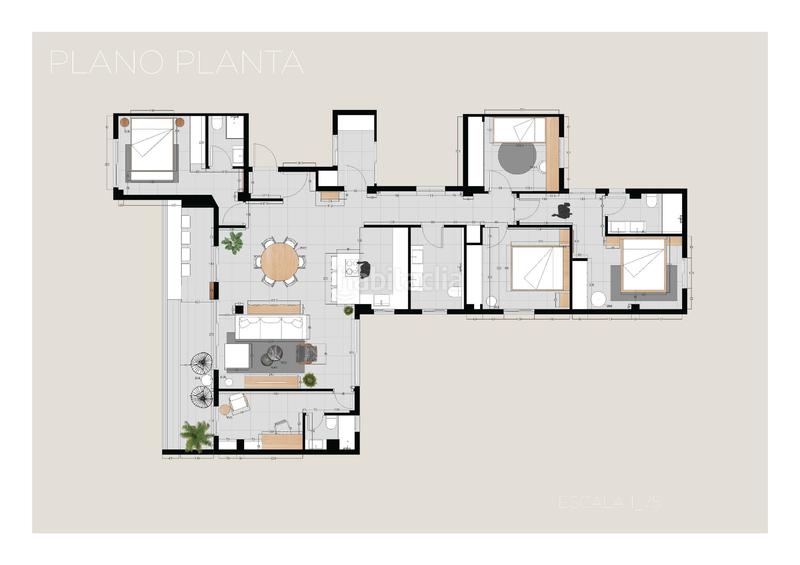 Foto 0e46da74-b555-4804-9784-7b17da64ac21. Rent penthouse with heating in Marquès de Fontsanta Palma de Mallorca