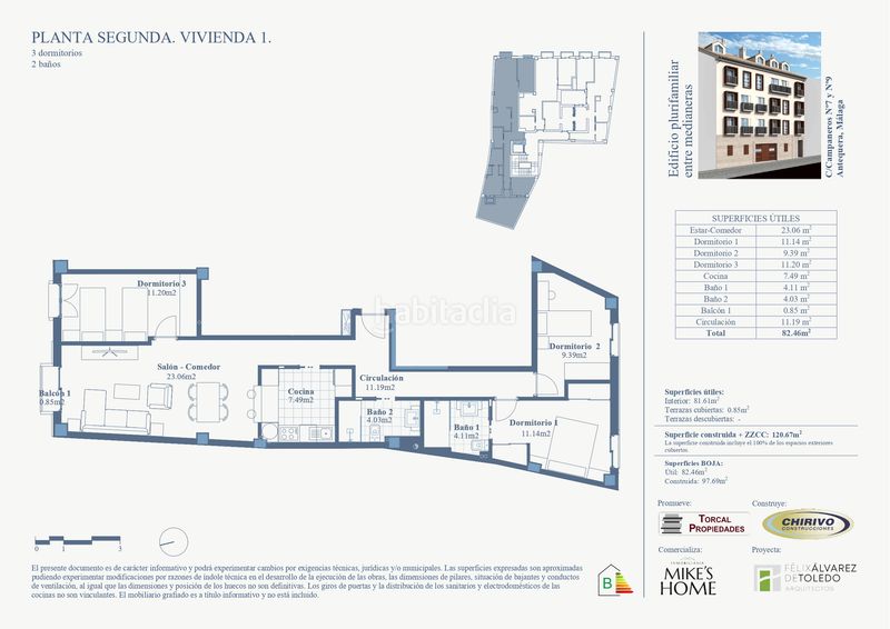 Foto 31c6da73-ff41-43e4-ba71-fc23a6a6a806. Dúplex 137m<sup>2</sup> a calle campaneros 7 a Centro Antequera