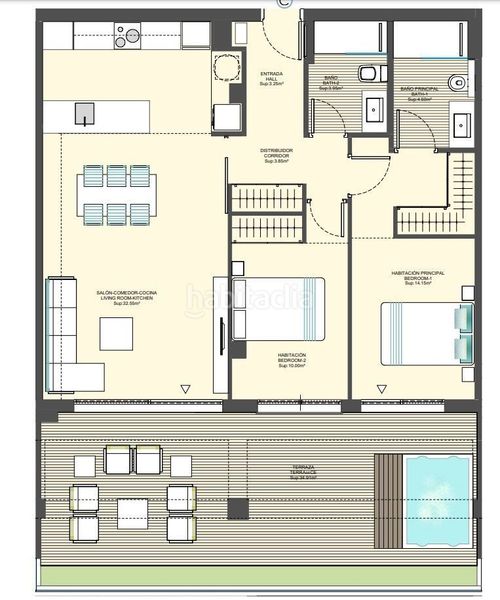 Foto d305925b-7b48-4566-a335-05e7285ee680. Apartament amb calefacció piscina a balcón de Finestrat-terra marina Finestrat