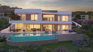 Maison à Benimeit-Tabaira. Villa moderna con vistas al mar en moraira