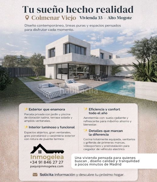 Foto 8be6e6e8-eb9e-4809-a234-238ba431f32c. Xalet amb calefacció aparcament piscina a Cerca Tejera Colmenar Viejo