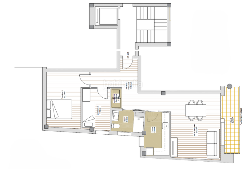Foto b5e6aba4-5f6d-43d8-806e-6a8e37dd092f. Appartamento con riscaldamento in Centre Igualada