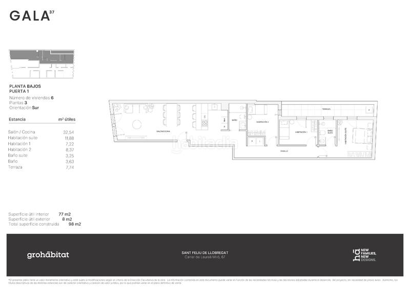 Foto a3c76cbd-8325-444d-98b1-1048d54453c4. Appartamento 90m<sup>2</sup> in carrer de laureà miró 73 in Centre-Can Nadal Sant Feliu de Llobregat