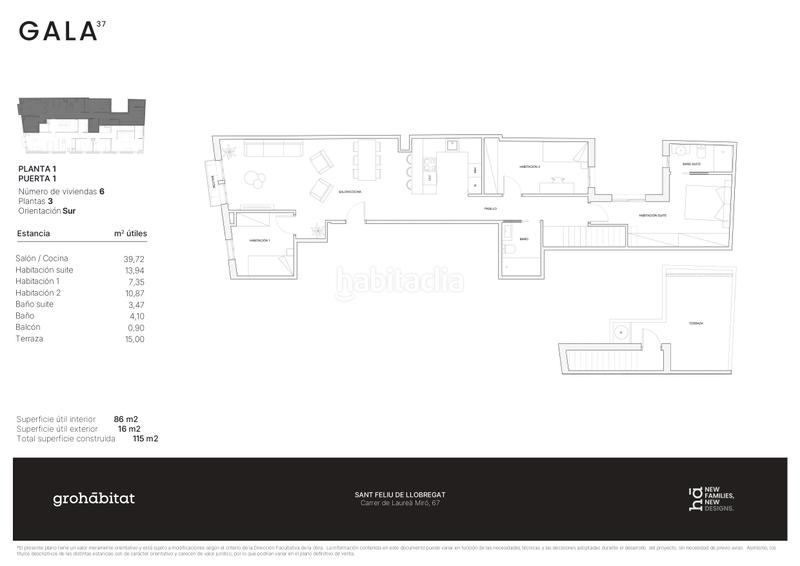 Foto a5edfd73-f42d-4b44-8afa-d1568225c909. Appartamento 101m<sup>2</sup> in carrer de laureà miró 73 in Centre-Can Nadal Sant Feliu de Llobregat