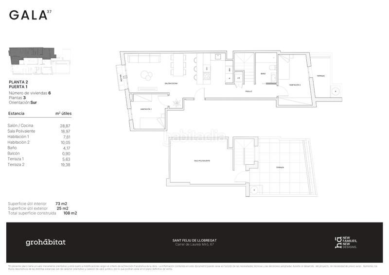 Foto 24103775-7f93-46a2-9b84-6749b9278075. Piso 96m<sup>2</sup> en carrer de laureà miró 73 en Centre-Can Nadal Sant Feliu de Llobregat