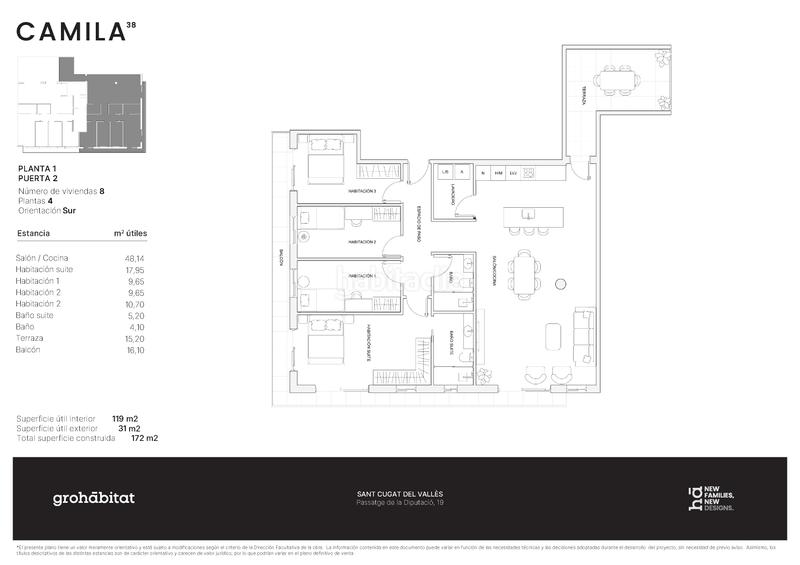 Foto c56bb871-d79a-4517-83bb-f15bbb15a96e. Pis 141m<sup>2</sup> a passatge de la diputació 19 a El Coll Sant Cugat del Vallès